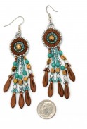 Macrame Fringe Earrings